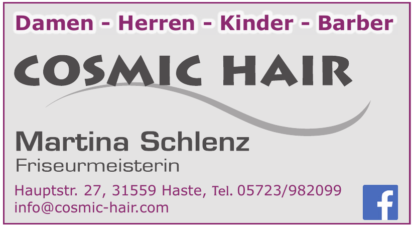 Cosmic Hair Martina Schlenz Friseurmeisterin Cosmic Hair Martina Schlenz Friseurmeisterin