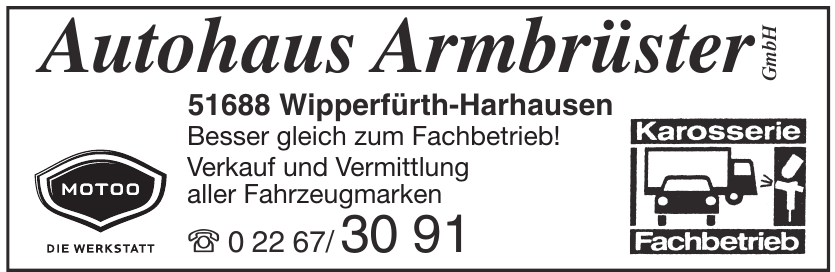Autohaus Armbrüster GmbH Autohaus Armbrüster GmbH