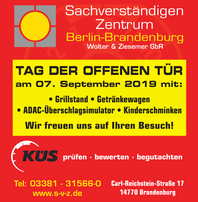 Sachverständigen Zentrum Berlin-Brandenburg Wolter & Ziesemer GbR Sachverständigen Zentrum Berlin-Brandenburg Wolter & Ziesemer GbR