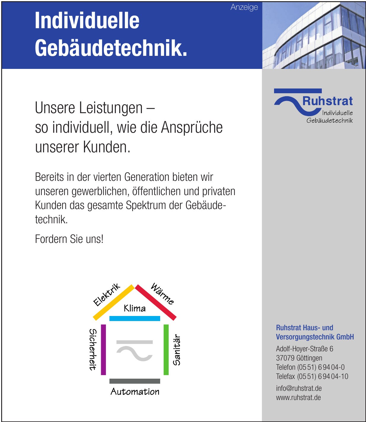 Ruhstrat Haus- und Versorgungstechnik GmbH Ruhstrat Haus- und Versorgungstechnik GmbH
