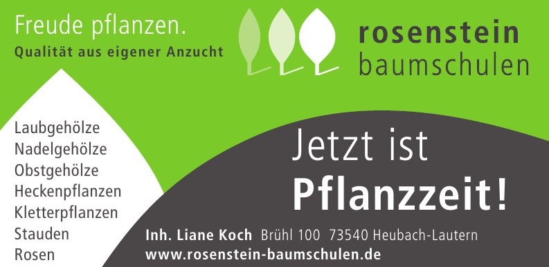 Rosenstein Baumschulen Koch-Fischer Rosenstein Baumschulen Koch-Fischer