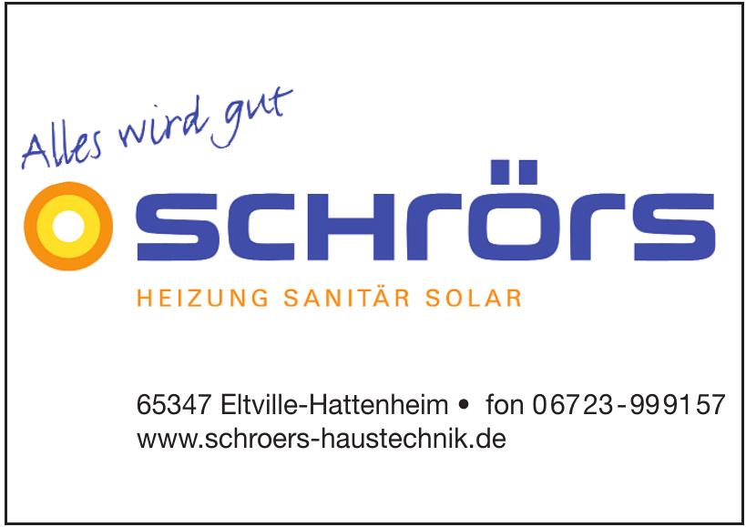 Schrörs GmbH, SHK Betrieb