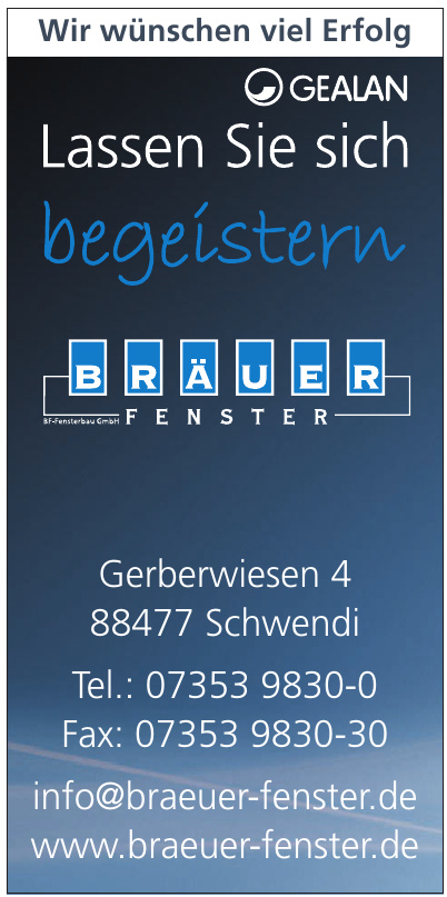 Bräuer Fenster Fensterbau GmbH Bräuer Fenster Fensterbau GmbH