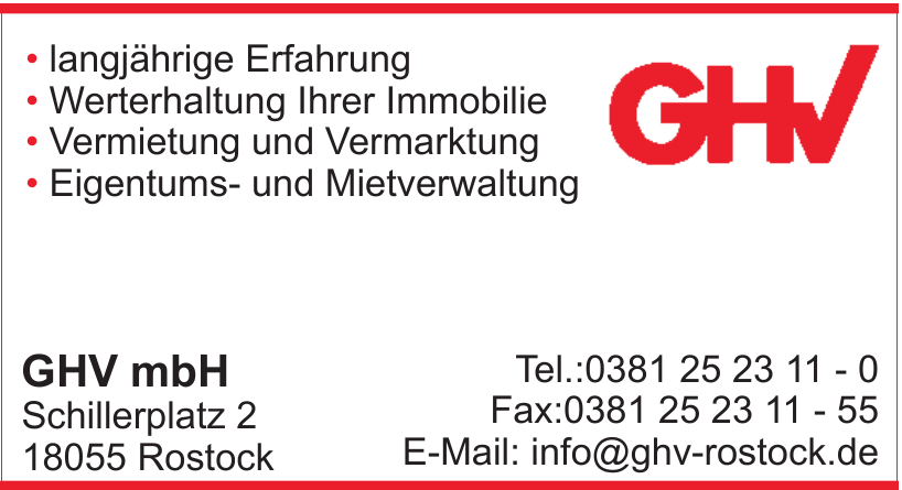 GHV mbH GHV mbH