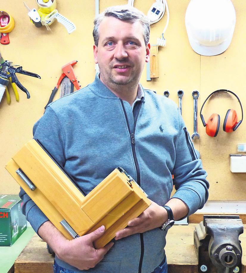 Thorsten Pritsch ist Experte für Fenster und Türen. Foto: kae Thorsten Pritsch ist Experte für Fenster und Türen. Foto: kae