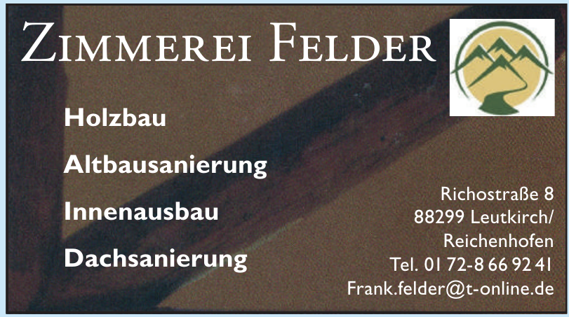 Zimmerei Felder Zimmerei Felder