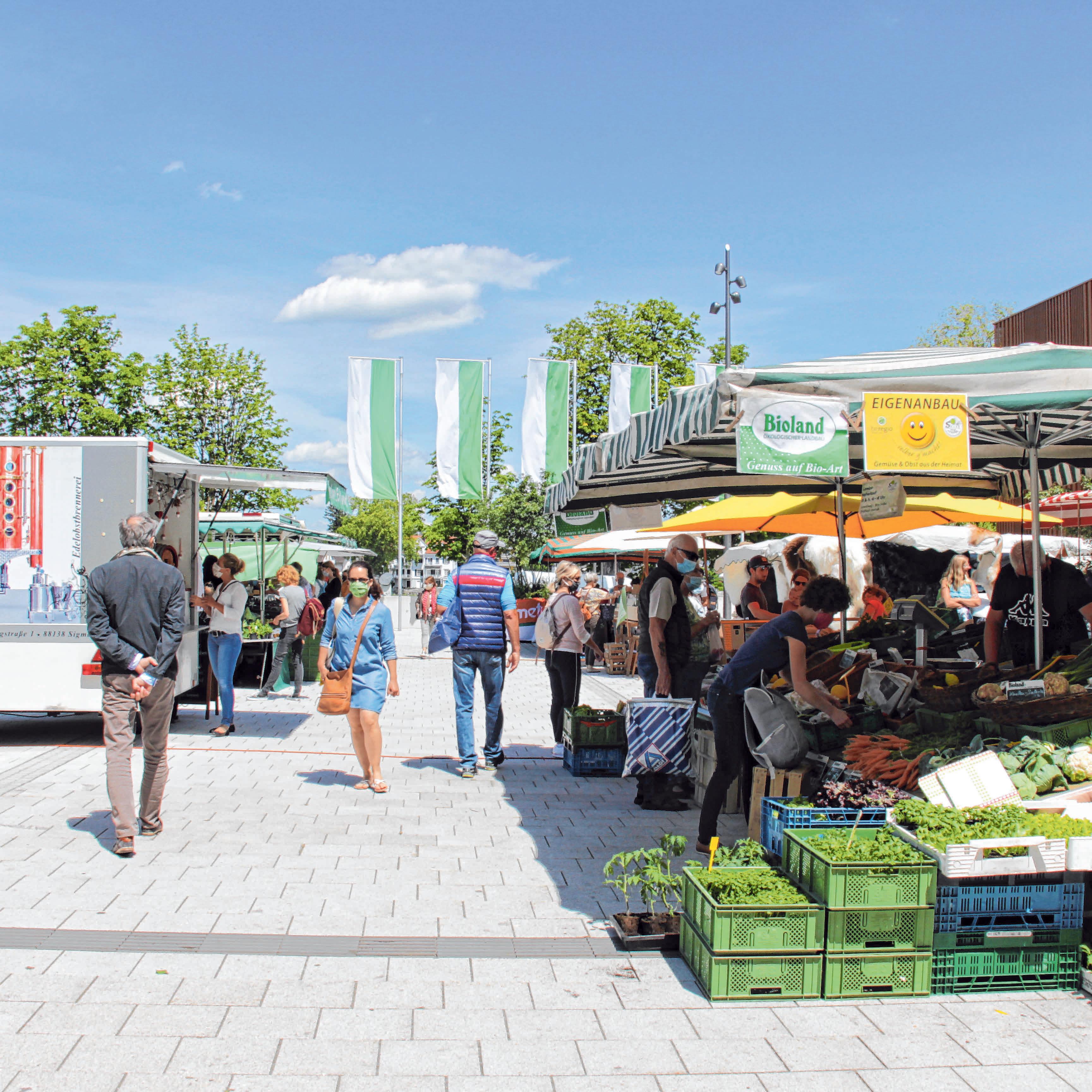 Lindauer Wochenmarkt an neuem Standort Image 1 Lindauer Wochenmarkt an neuem Standort Image 1