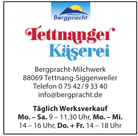 Tettnanger Käserei Tettnanger Käserei
