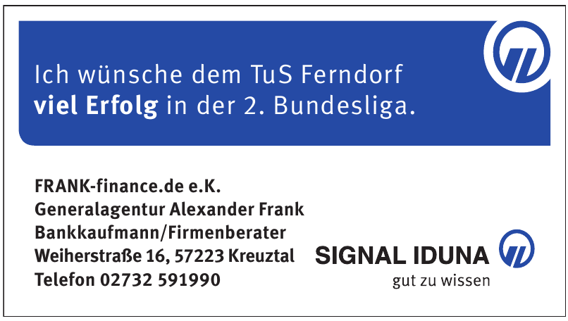 FRANK-finance.de e.K. - Generalagentur Alexander Frank FRANK-finance.de e.K. - Generalagentur Alexander Frank