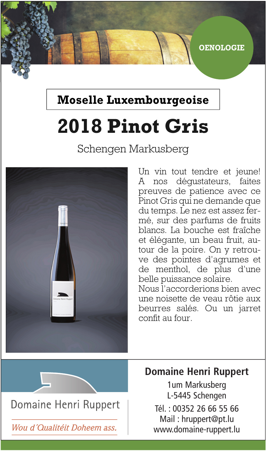 Domaine Henri Ruppert Domaine Henri Ruppert