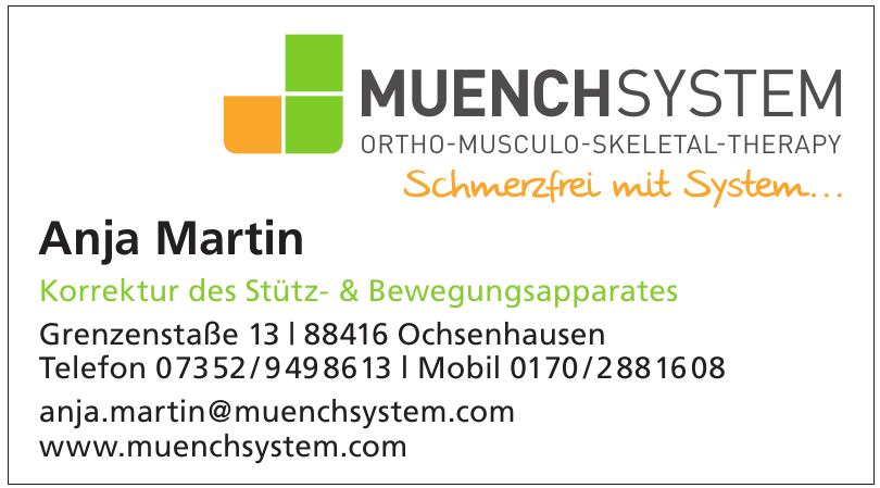 Muenchsystem - Anja Martin Muenchsystem - Anja Martin