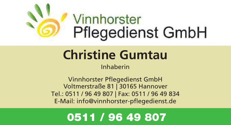 Vinnhorster Pflegedienst GmbH Vinnhorster Pflegedienst GmbH
