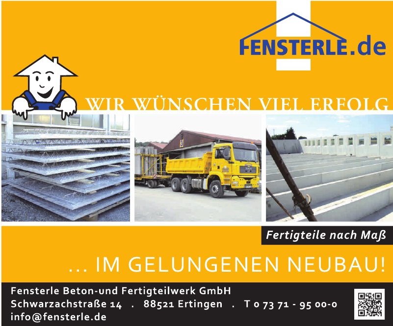 Fensterle Beton- und Fertigteilwerk GmbH Fensterle Beton- und Fertigteilwerk GmbH