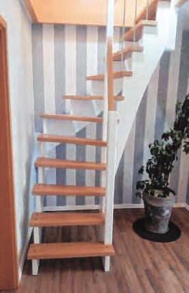 So passt die schicke neue Treppe perfekt in den Flur. Fotos: Burwieck