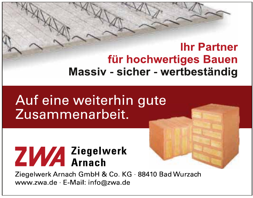 Ziegelwerk Arnach GmbH & Co. KG Ziegelwerk Arnach GmbH & Co. KG