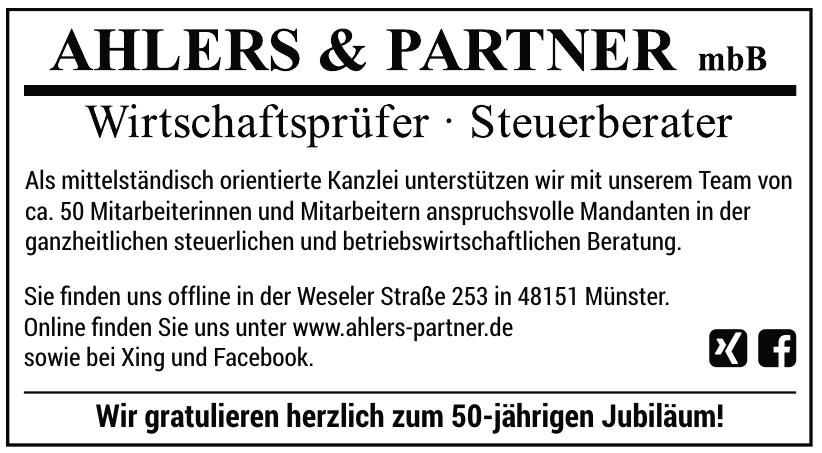 Ahlers & Partner mbB Ahlers & Partner mbB