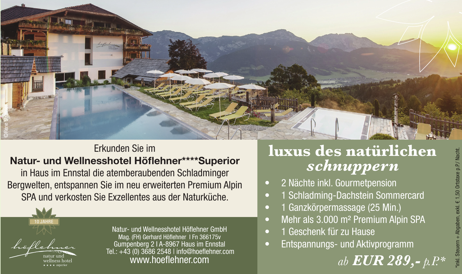 Natur- und Wellnesshotel Höflehner GmbH Natur- und Wellnesshotel Höflehner GmbH