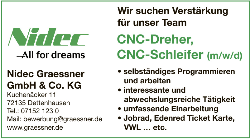 Nidec Graessner GmbH & Co. KG  