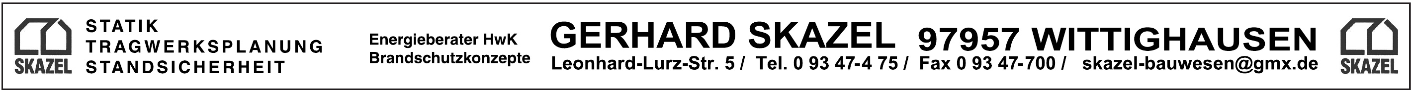 Gerhard Skazel Gerhard Skazel