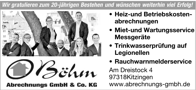 Abrechnungs GmbH & Co. KG Abrechnungs GmbH & Co. KG