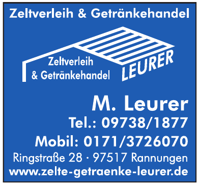 Zeltverleih & Getränkehandel Leurer Zeltverleih & Getränkehandel Leurer