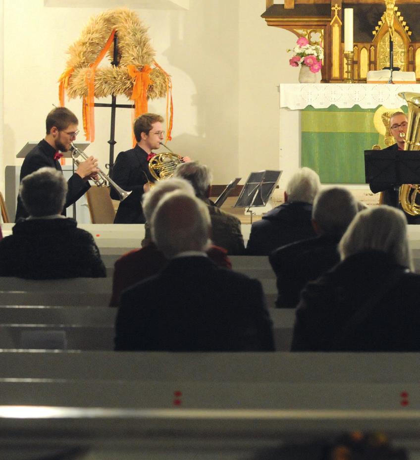 Konzert kurz vorm Lockdown: In der Leiferder Kirche konnten im November 2020 die Musiker von Magenta Brass auftreten. Foto: Chris Niebuhr / Archiv Konzert kurz vorm Lockdown: In der Leiferder Kirche konnten im November 2020 die Musiker von Magenta Brass auftreten. Foto: Chris Niebuhr / Archiv