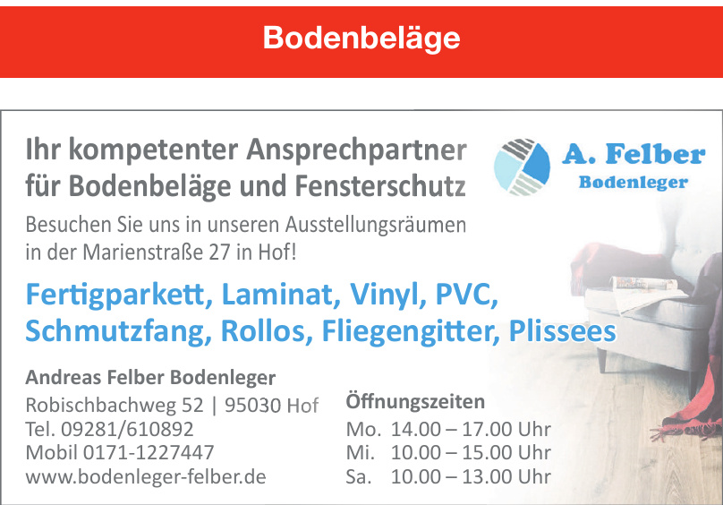 Andreas Felber Bodenleger Andreas Felber Bodenleger
