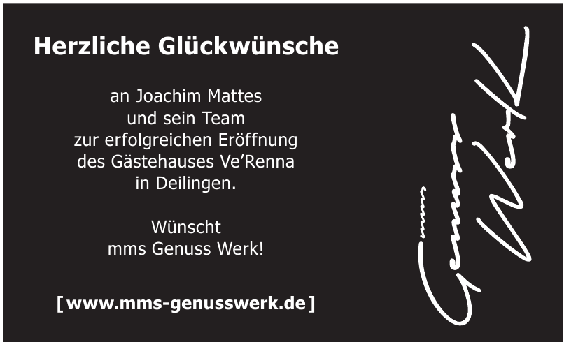 mms Genuss Werk mms Genuss Werk