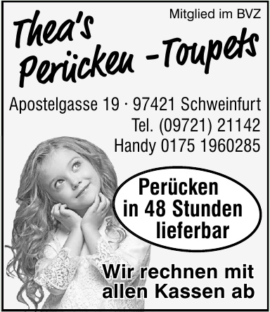 Thea‘s Perücken -Toupets Thea‘s Perücken -Toupets