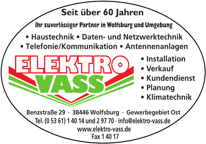 Elektro Vass GmbH & Co. KG Elektro Vass GmbH & Co. KG