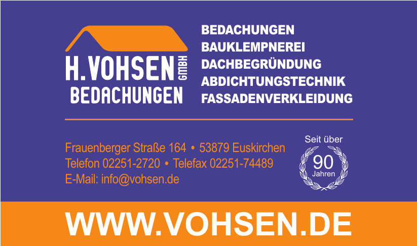 H. Vohsen GmbH Bedachungen
