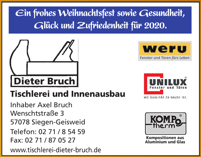 Tischlerei Dieter Bruch Tischlerei Dieter Bruch