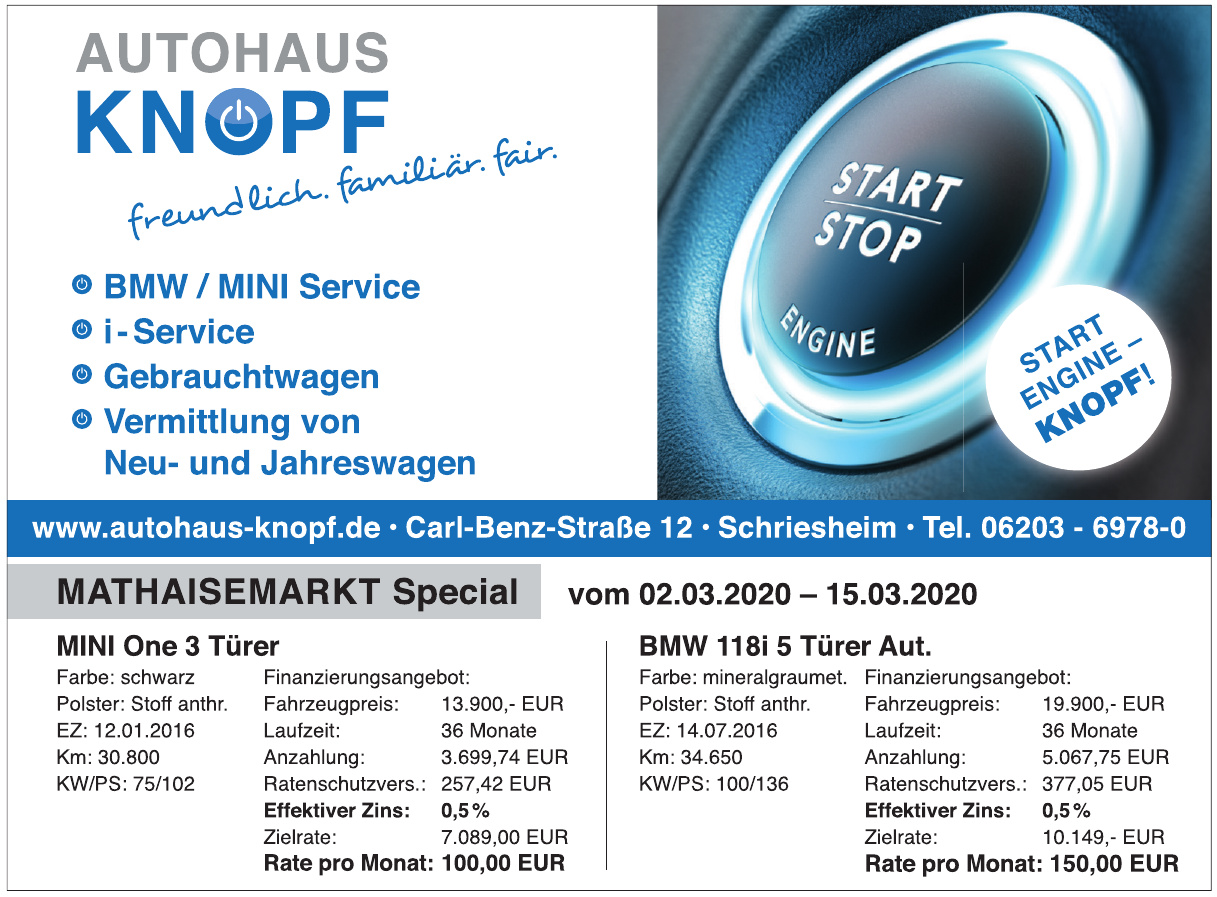 Autohaus Knopf GmbH & Co KG Autohaus Knopf GmbH & Co KG