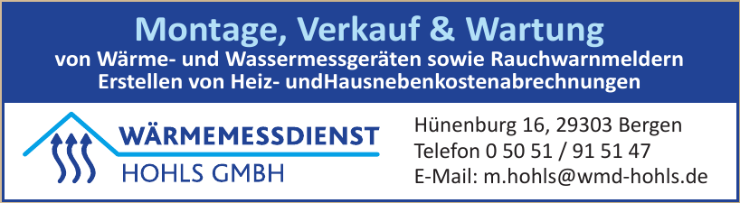 Wärmemessdienst Hohls GmbH Wärmemessdienst Hohls GmbH