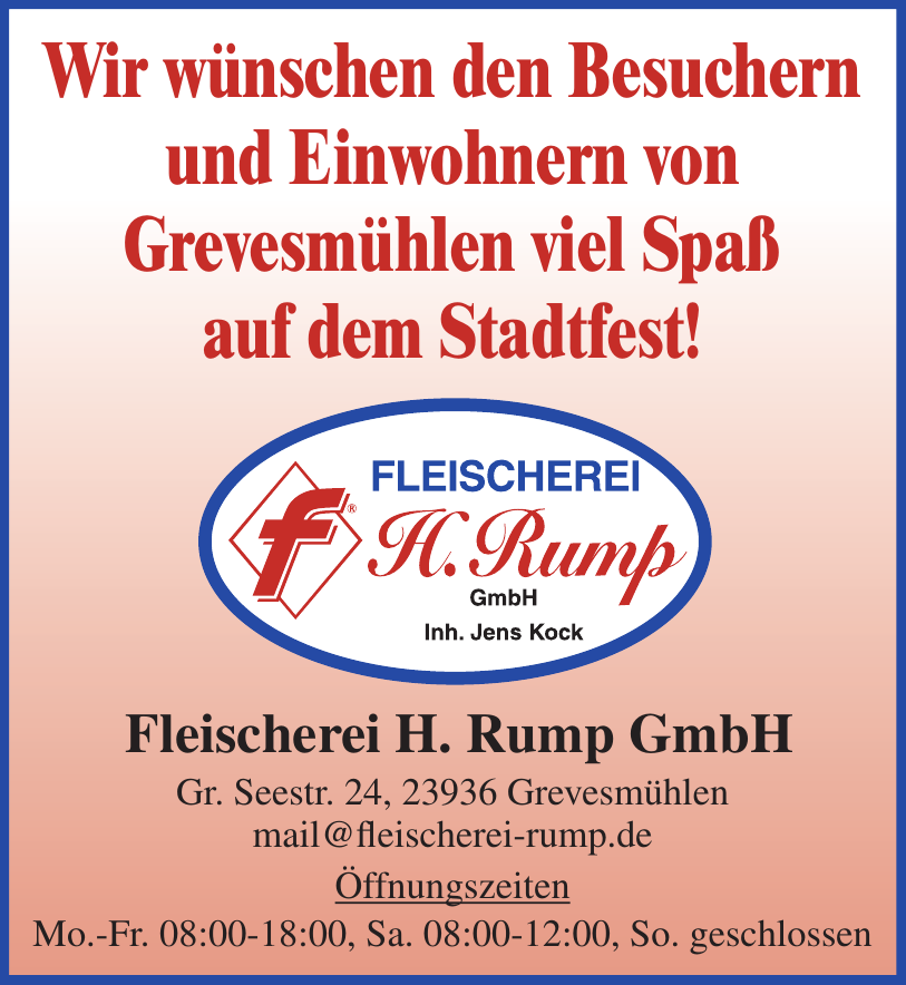 Fleischerei H. Rump GmbH Fleischerei H. Rump GmbH