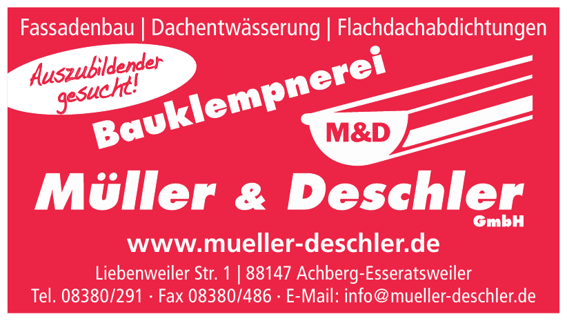 Müller & Deschler GmbH Müller & Deschler GmbH