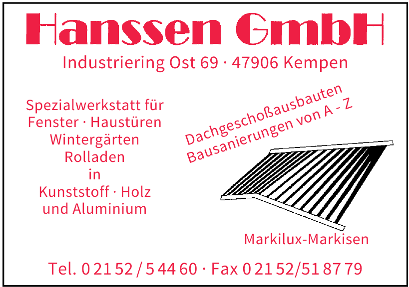 Hanssen GmbH Hanssen GmbH