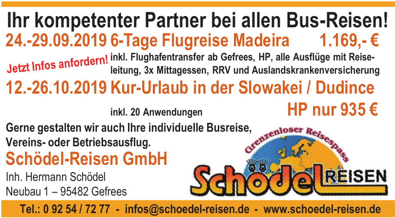 Schödel-Reisen GmbH Schödel-Reisen GmbH