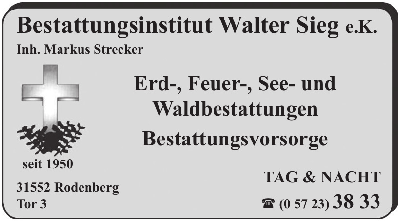 Bestattungsinstitut Walter Sieg e.K.