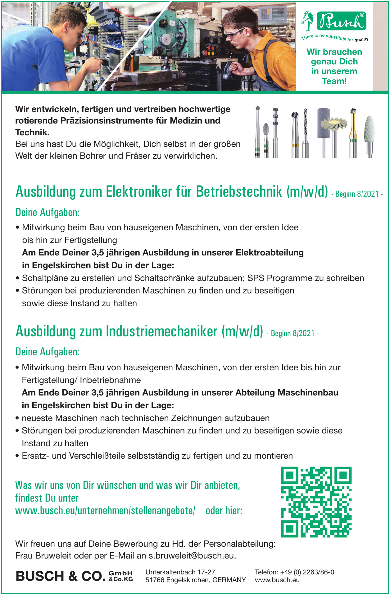 Busch & Co. GmbH & Co. KG Busch & Co. GmbH & Co. KG