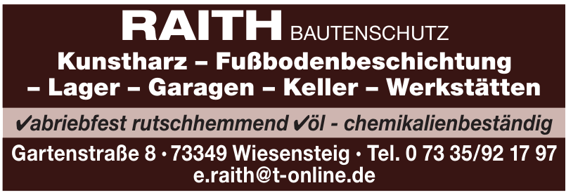 Raith Bautenschutz Raith Bautenschutz