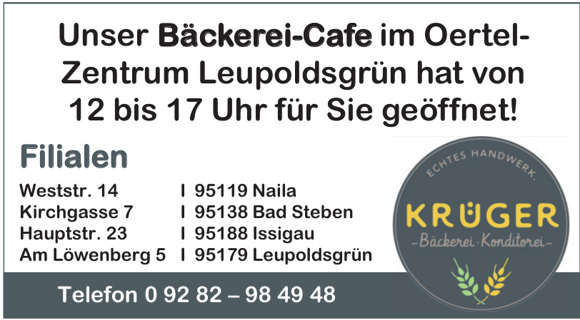 Krüger Bäckerei, Konditorei Krüger Bäckerei, Konditorei