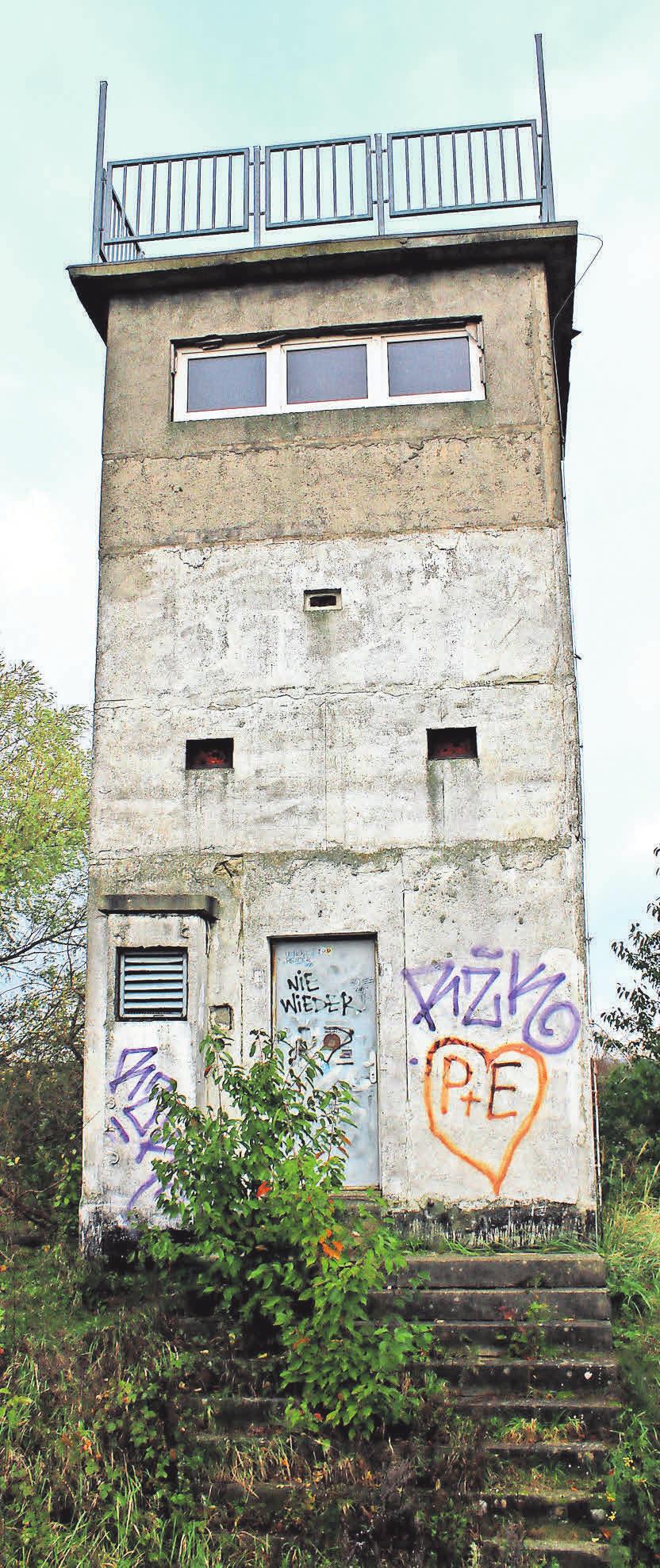 Der alte Grenzturm an der Bundesstraße 105 bei Dassow heutzutage FOTO: MALTE BEHNK Der alte Grenzturm an der Bundesstraße 105 bei Dassow heutzutage FOTO: MALTE BEHNK