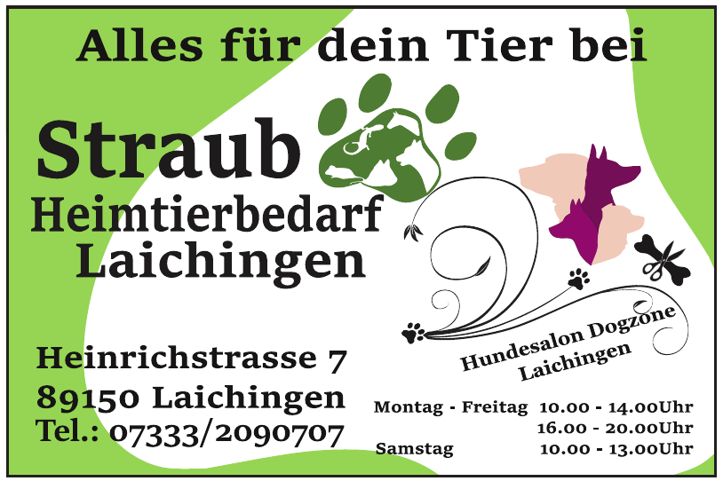Straub Heimtierbedarf Laichingen Straub Heimtierbedarf Laichingen