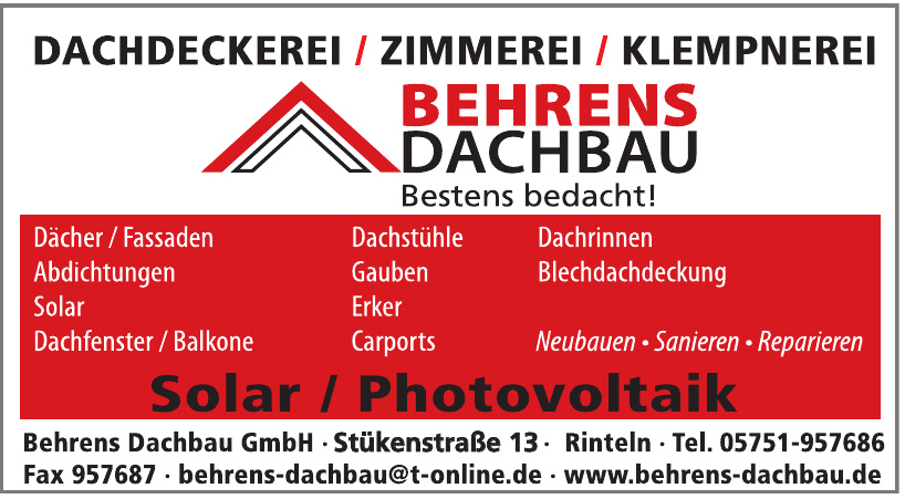 Behrens Dachbau GmbH
