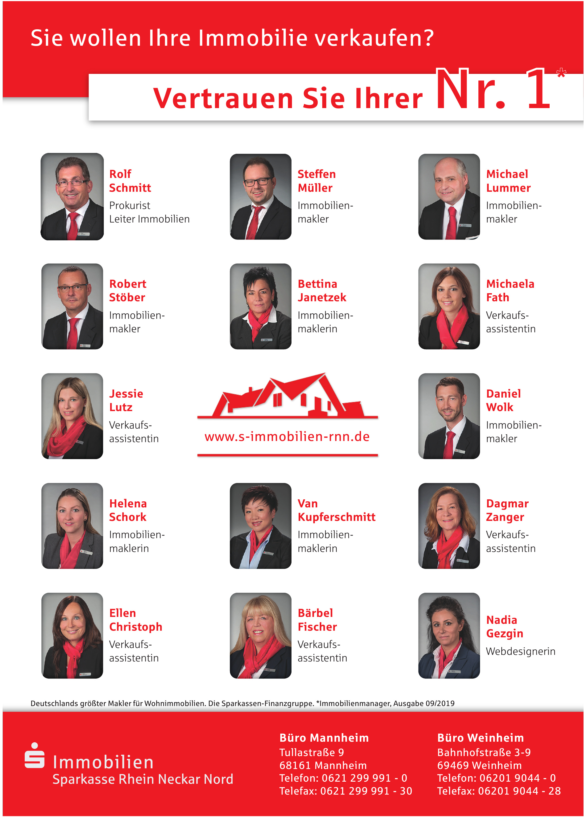 Immobilien - Sparkasse Rhein Nectar Nord - Büro Mannheim Immobilien - Sparkasse Rhein Nectar Nord - Büro Mannheim