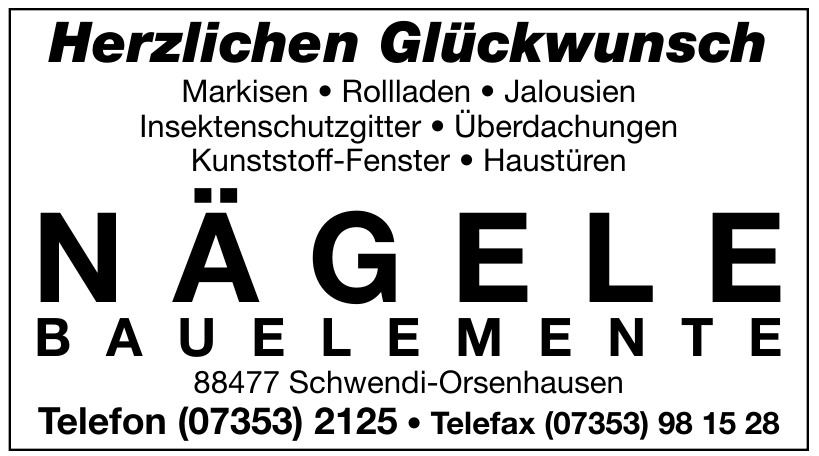 Nägele Bauelemente GmbH & Co. KG