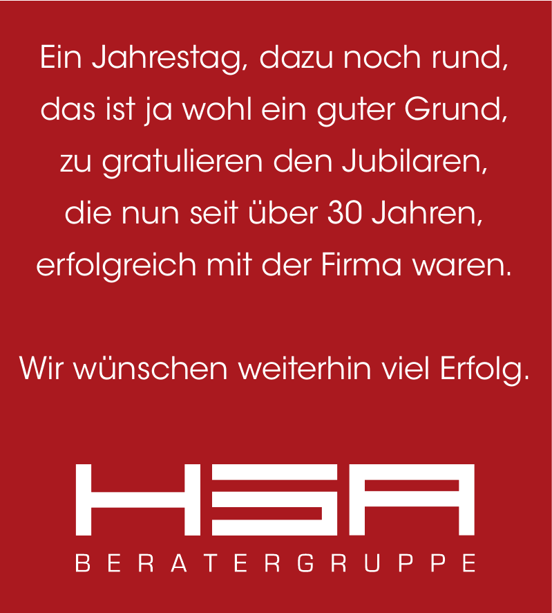 HSA Beratergruppe HSA Beratergruppe