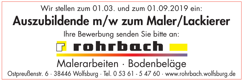 Frank Rohrbach Malermeister Frank Rohrbach Malermeister