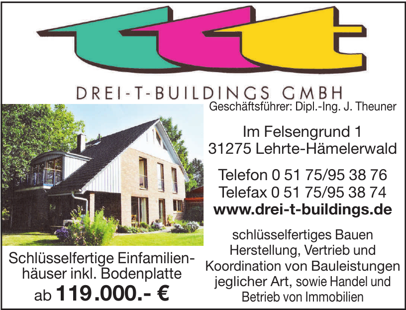 Drei-T-Buildings GmbH Drei-T-Buildings GmbH